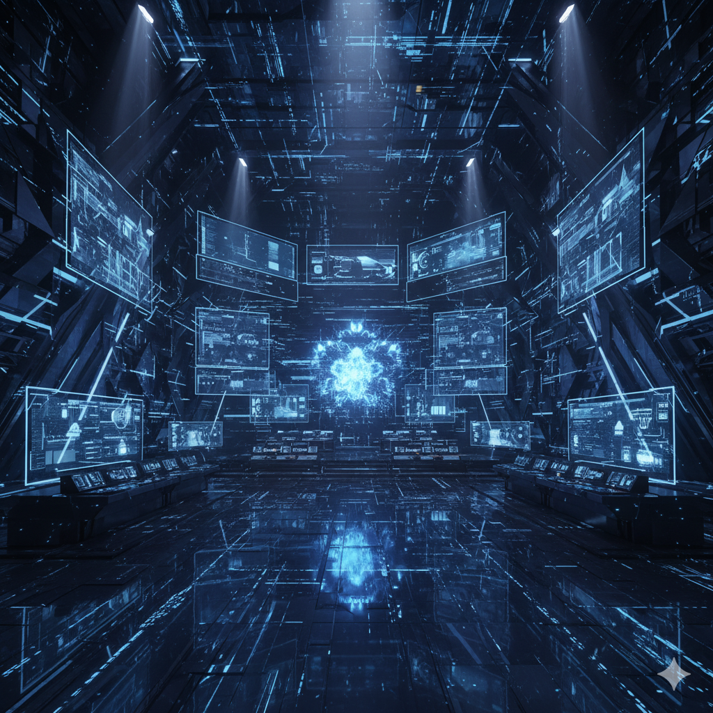 AI command center neural dashboard